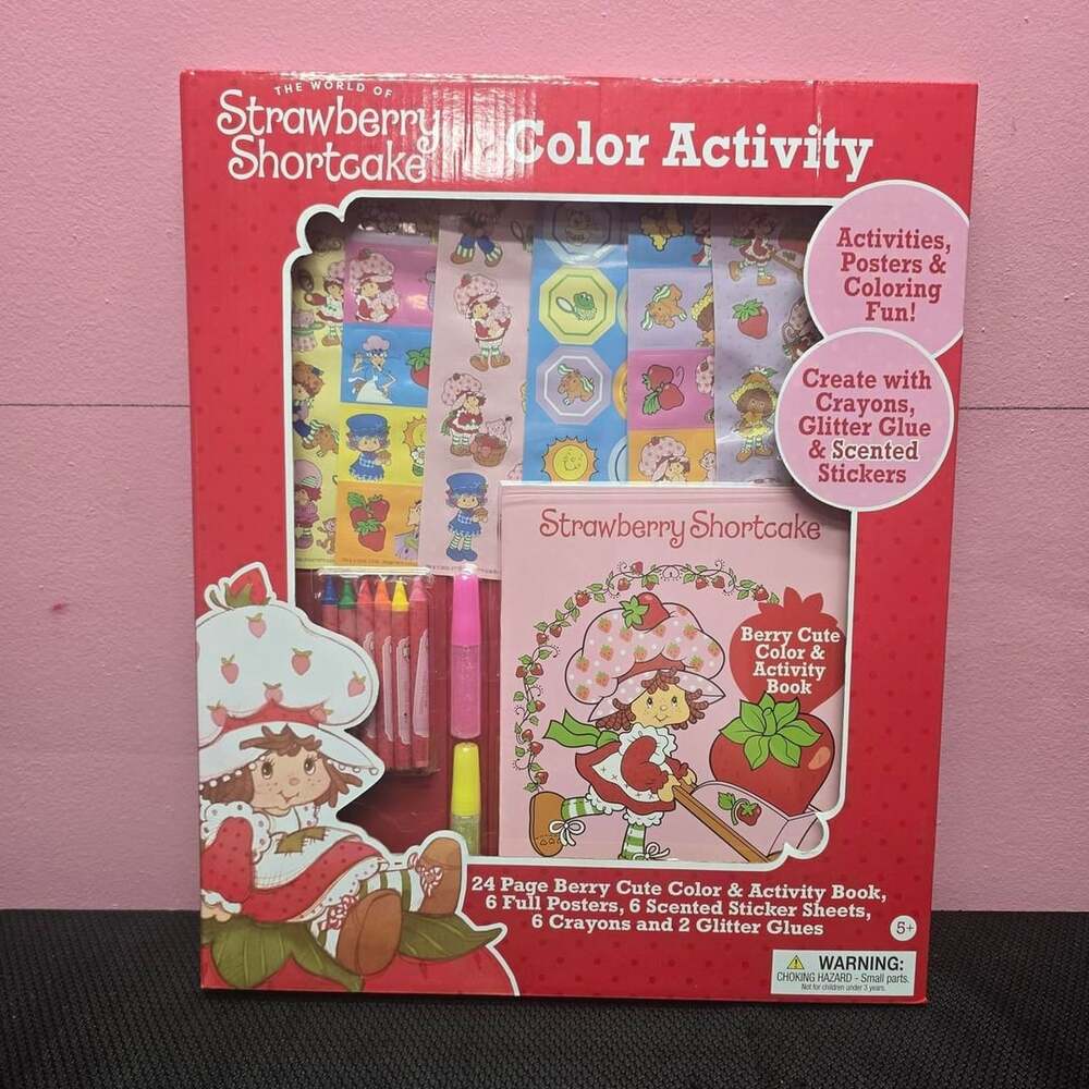 Strawberry Shortcake Color Activity Set Brand New
